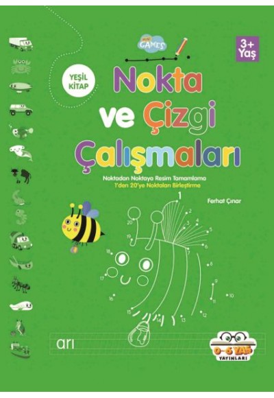 Nokta ve Çizgi Çalışmaları Yeşil Kitap