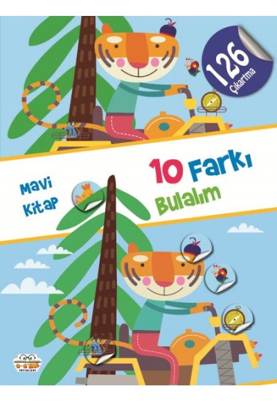 10 Farkı Bulalım -Mavi Kitap