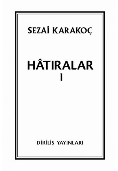 Hatıralar I