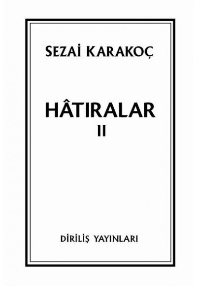 Hatıralar II