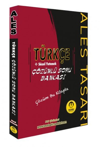 Tasarı ALES Türkçe Sözel Yetenek Soru Bankası Çözümlü