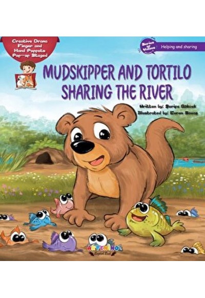 Mudskipper And Tortilo Sharing The River Creative Drama Finger and Hand Puppets Pop-up Staged