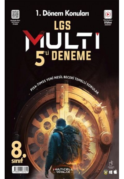 Multicell Yayınları Lgs Multi 5'Li Deneme (1. Dönem Konuları)