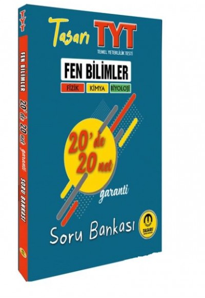 Tasarı TYT Fen Bilimleri 20 de 40 Net Soru Bankası