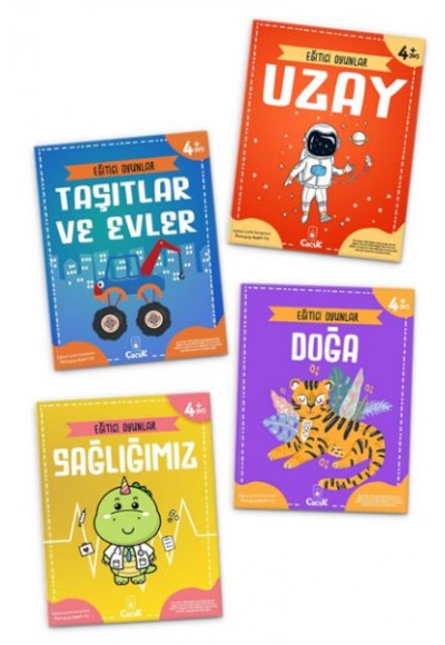 Eğitici Oyunlar Serisi (4 Kitap)