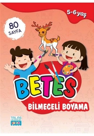 Betes Bilmeceli Boyama 5-6 Yaş