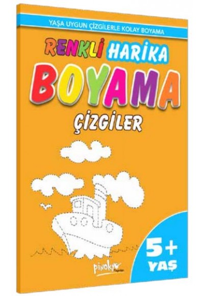 Renkli Harika Boyama Çizgiler (5+Yaş)
