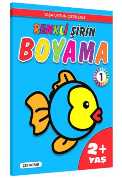 Renkli Şirin Boyama -1 (2+Yaş)