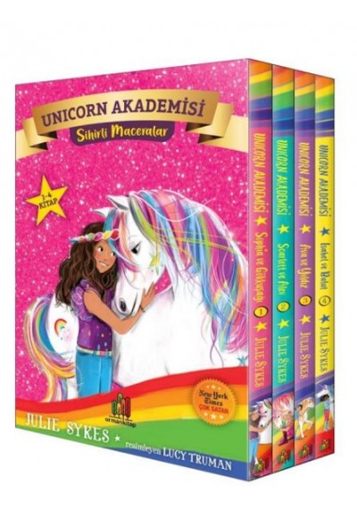 Unıcorn Akademisi Sihirli Maceralar 1- 4 Kitap Set