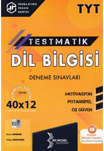 Bilinçsel 2021 TYT Testmatik Dil Bilgisi Deneme Sınavları