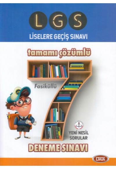 Data LGS Tamamı Çözümlü Fasikül 7 Deneme Sınavı (Yeni)