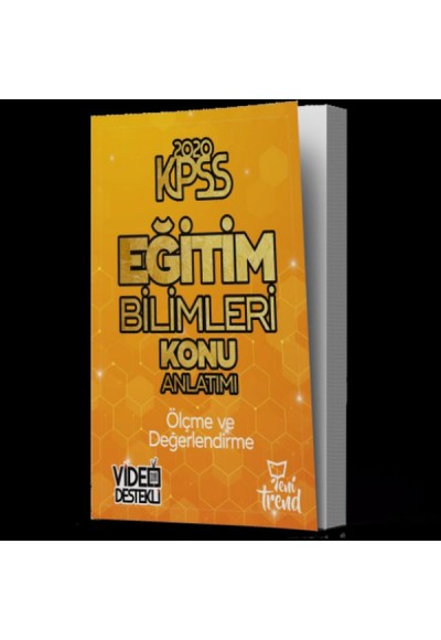 Yeni Trend 2020 KPSS Eğitim Bilimleri Ölçme ve Değerlendirme Konu Anlatımlı (Yeni)