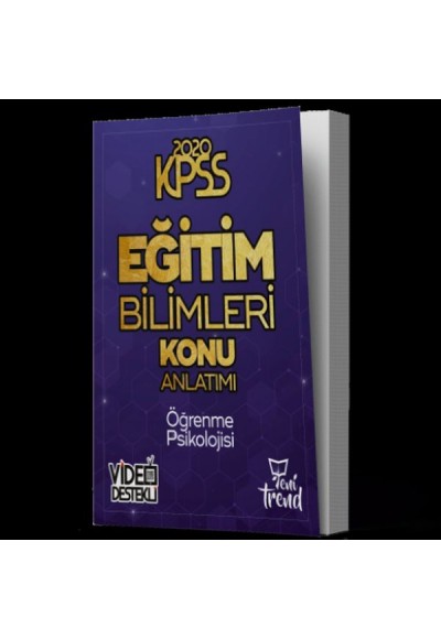 Yeni Trend 2020 KPSS Eğitim Bilimleri Öğrenme Psikolojisi Konu Anlatımlı (Yeni)