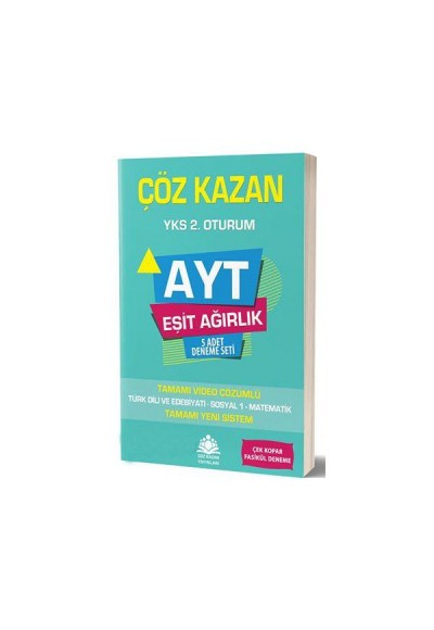 Çöz Kazan AYT Eşit Ağırlık 5 li Deneme Sınavı (Yeni)