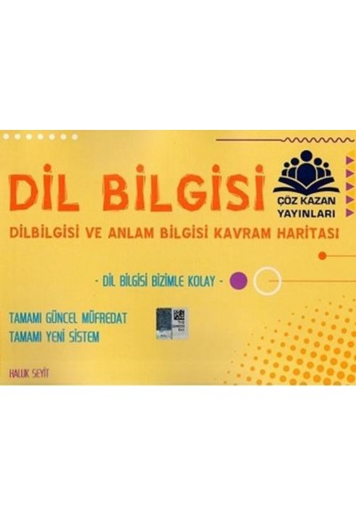 Çöz Kazan Dil Bilgisi ve Anlam Bilgisi Kavram Haritaları (Yeni)
