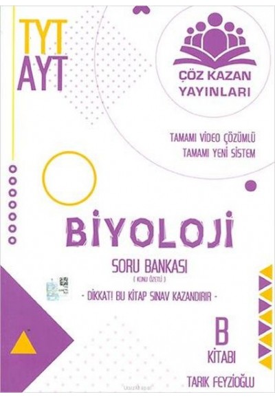 Çöz Kazan TYT AYT Biyoloji Soru Bankası (B) Kitabı (Yeni)
