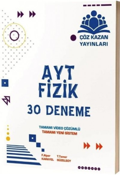 Çöz Kazan AYT Fizik 30 lu Deneme Sınavı (Yeni)