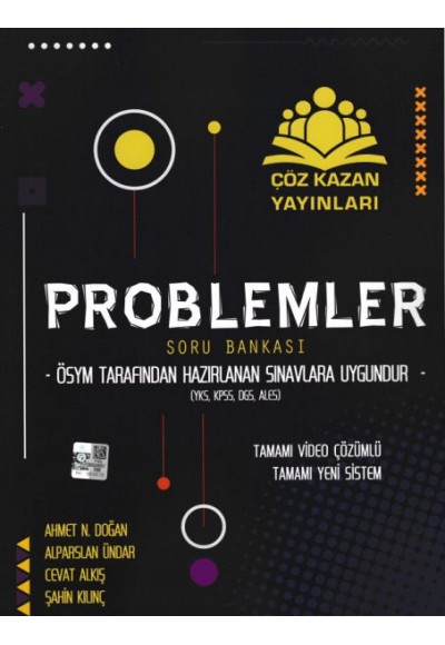 Çöz Kazan Problemler Soru Bankası YKS,KPSS,DGS,ALES (Yeni)