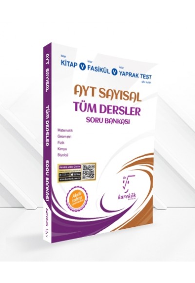 Karekök AYT Sayısal Tüm Dersler Soru Bankası (Yeni)