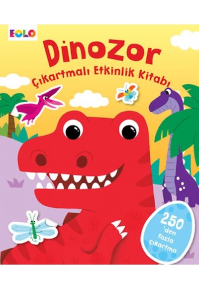 Dinozor Çıkartmalı Etkinlik Kitabı