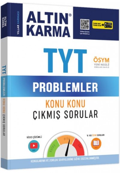 Altın Karma TYT Problemler Konu Konu Çıkmış Sorular (Yeni)