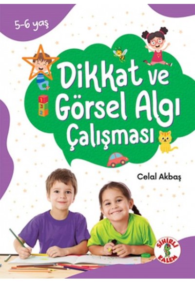Dikkat Odaklı Etkinlik Kitabı Dikkat ve Görsel Algı Çalışması  5-6 Yaş