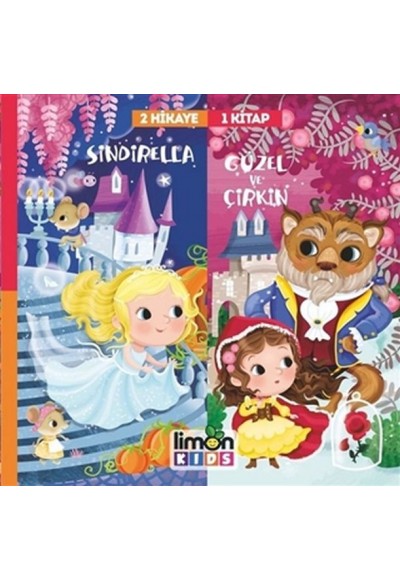 Sindirella-Güzel ve Çirkin 2 Hikaye 1 Kitap