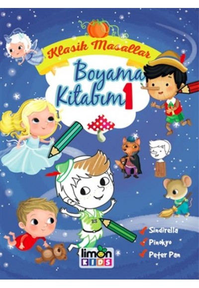 Klasik Masallar Boyama Kitabım 1