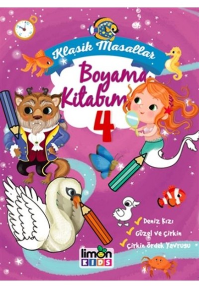 Klasik Masallar Boyama Kitabım 4
