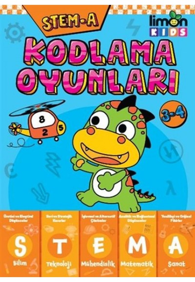 Kodlama Oyunları STEM-A 3-4 Yaş