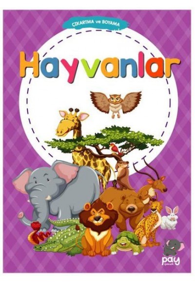 Çıkartma ve Boyama - Hayvanlar