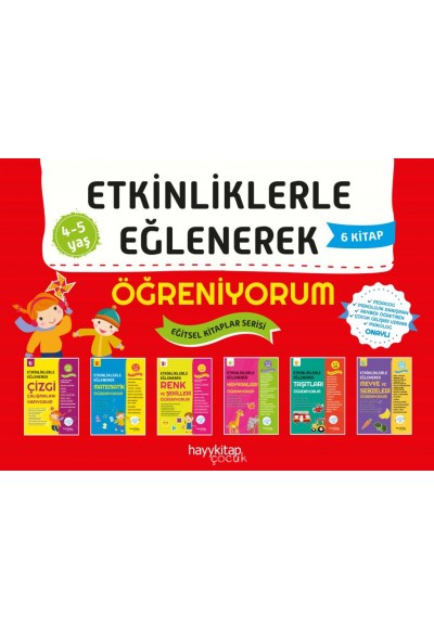 Etkinliklerle Eğlenerek Öğreniyorum - 6 Kitap Takım