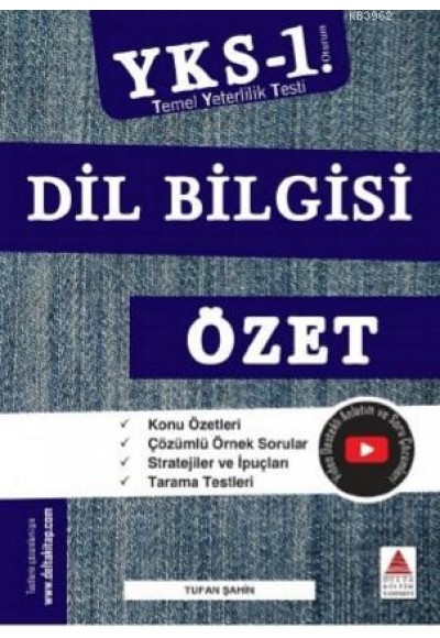 Delta Kültür TYT Dil Bilgisi Özet YKS 1. Oturum (Yeni)