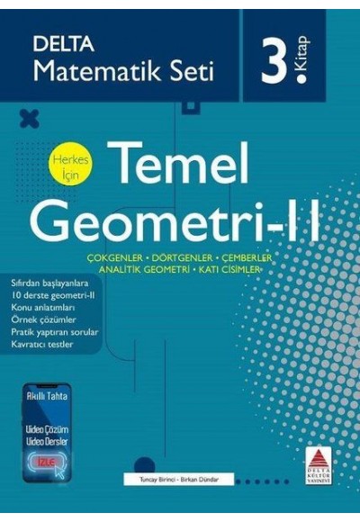 Delta Matematik Seti 3.Kitap - Herkes İçin Temel Geometri 2