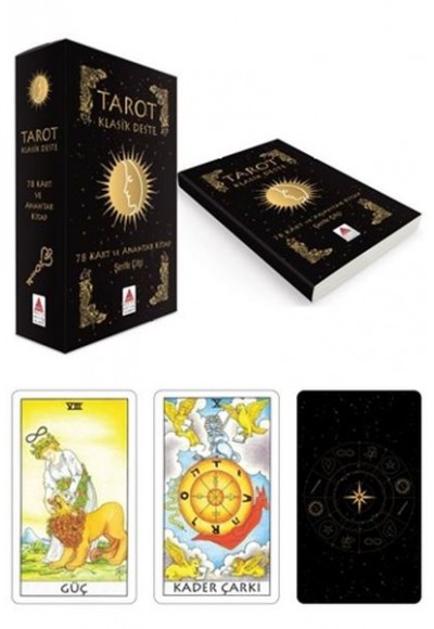 Tarot Klasik Deste, 78 Kart ve Anahtar Kitap