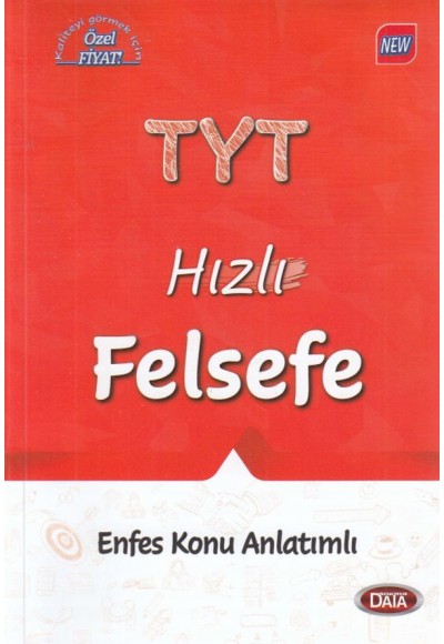 Data TYT Hızlı Felsefe Enfes Konu Anlatımlı (Yeni)