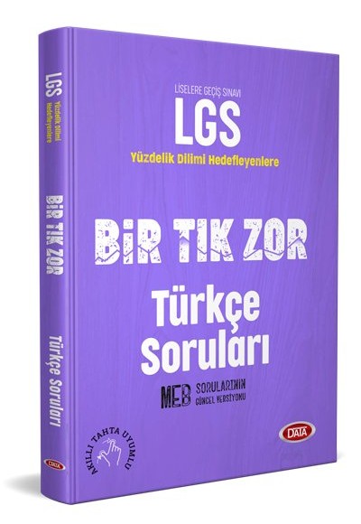 Data LGS Bir Tık Zor Türkçe Soruları (Yeni)