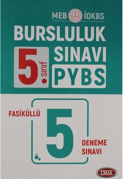 Data 5. Sınıf PYBS Bursluluk Sınavı Fasiküllü 5 Deneme Sınavı