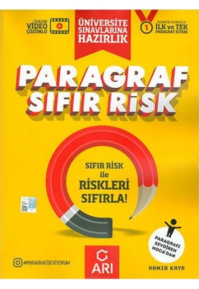 Arı Paragraf Sıfır Risk Soru Bankası (Yeni)