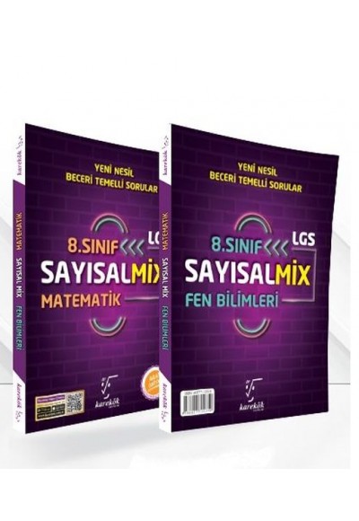Karekök 8. Sınıf LGS Sayısalmix Matematik - Fen Bilimleri (Yeni)