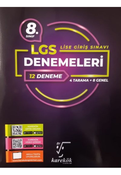 Karekök LGS 8.Sınıf 12 li Deneme (Yeni)