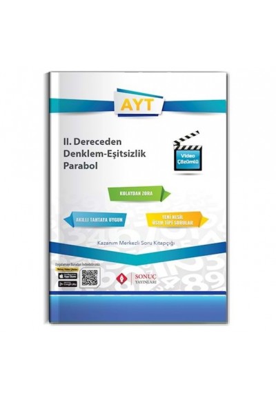 Sonuç AYT II. Dereceden Denklem-Eşitsizlik Parabol 2019-2020 (Yeni)