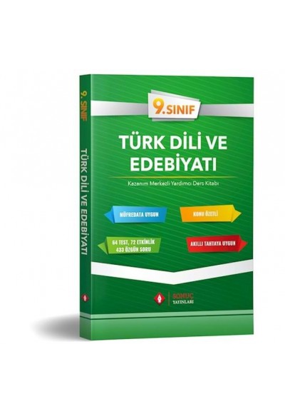 Sonuç 9. Sınıf Türk Dili Edebiyatı Yardımcı Ders Kitabı 2019-2020 (Yeni)