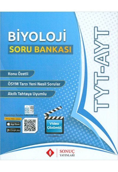 Sonuç TYT AYT Biyoloji Soru Bankası