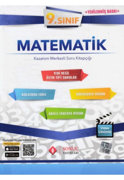 Sonuç 9. Sınıf Matematik Kazanım Merkezli Soru Kitapçığı