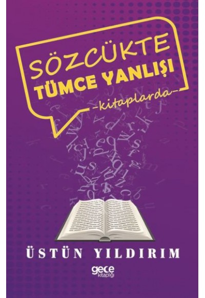 Sözcükte Tümce Yanlışı - Kitaplarda