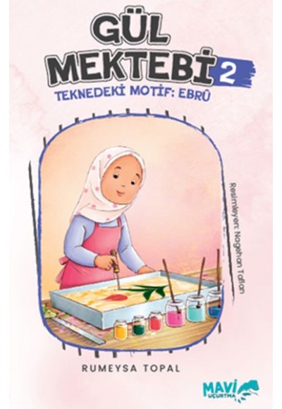 Gül Mektebi 2 Teknedeki Motif Ebru