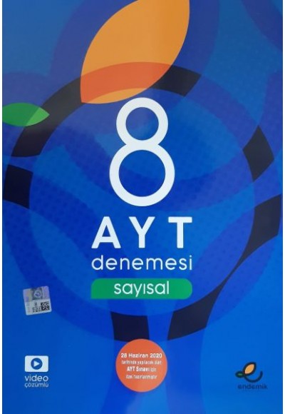 Endemik AYT Sayısal 8 Denemesi (Yeni)