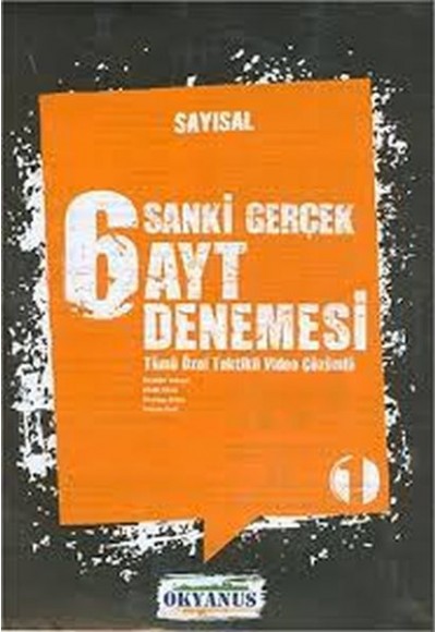 AYT Sanki Gerçek Sayısal 6'lı Deneme Sınavı