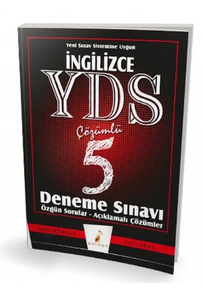 Pelikan İngilizce YDS Çözümlü 5 Deneme Sınavı